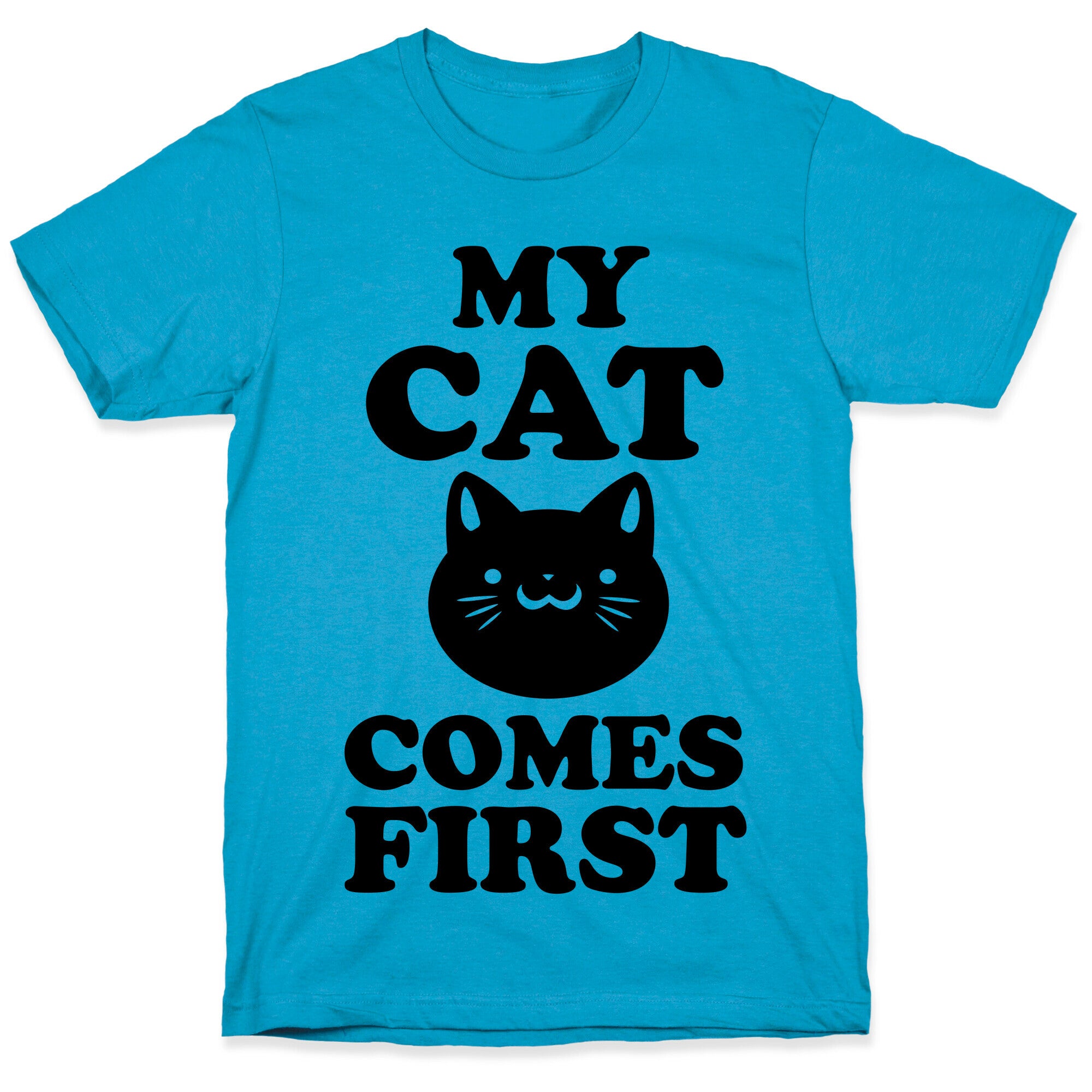 My Cat Comes First Unisex Triblend Tee